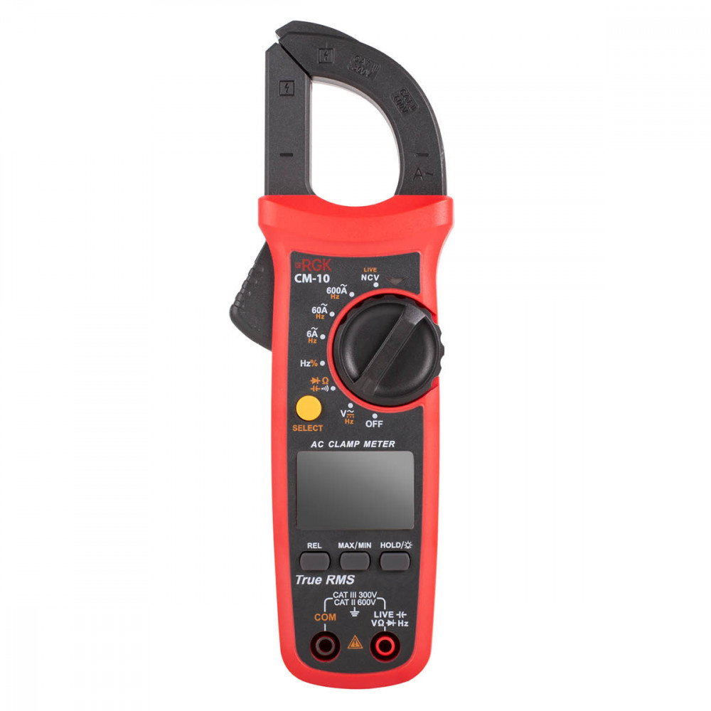 Токовые клещи RGK CM-10 с поверкой