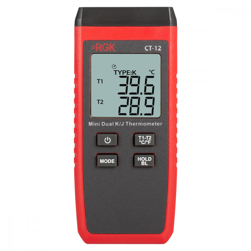 Термометр RGK CT-12 с погружными зондами температуры TR-10W